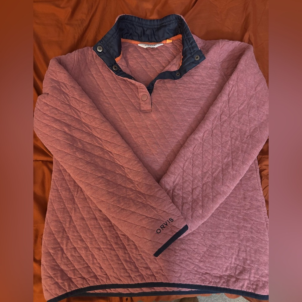 Orvis Quilted Snap Pullover
